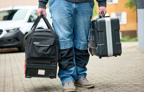 Ortungstechnik Technik Rucksack Koffer